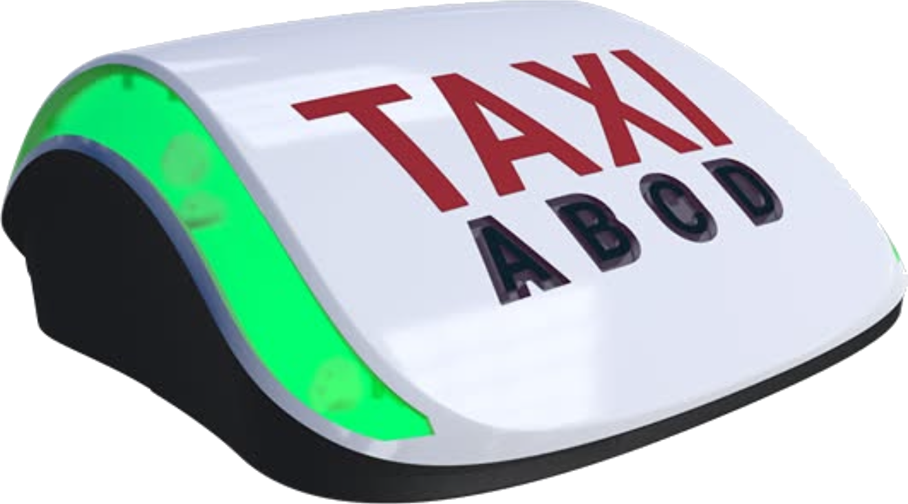 Lumineux taxi David Taxis